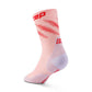Core Run Compression Mid Cut Socks 5.0 Limited Edition Elliptic - Lime/Neon Coral