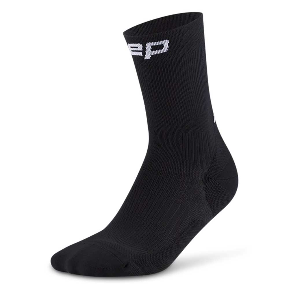 Core Run Compression Mid Cut Socks 5.0 - Black