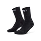 Core Run Compression Mid Cut Socks 5.0 - Black