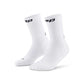 Core Run Compression Mid Cut Socks 5.0 - White