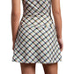 Women's Course to Court Skort 16" - Navy Multi Plaid