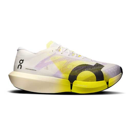 Men's Cloudboom Strike 2 Running Shoe - White/Lime - Regular (D)