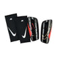 Nike Mercurial FlyLite SuperLock Shin Guards - Black/Bright Crimson/Blur
