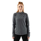 Women's Outrun Mock Neck - Charcoal