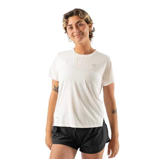 Women's UPF Tee Short Sleeve - Snow White