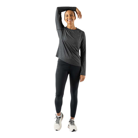 Women's EZ Tee Long Sleeve - Black Charcoal