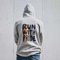 Run With Pride 2025 Poly Cotton Hoodie - Heather Gray