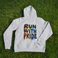 Run With Pride 2025 Poly Cotton Hoodie - Heather Gray