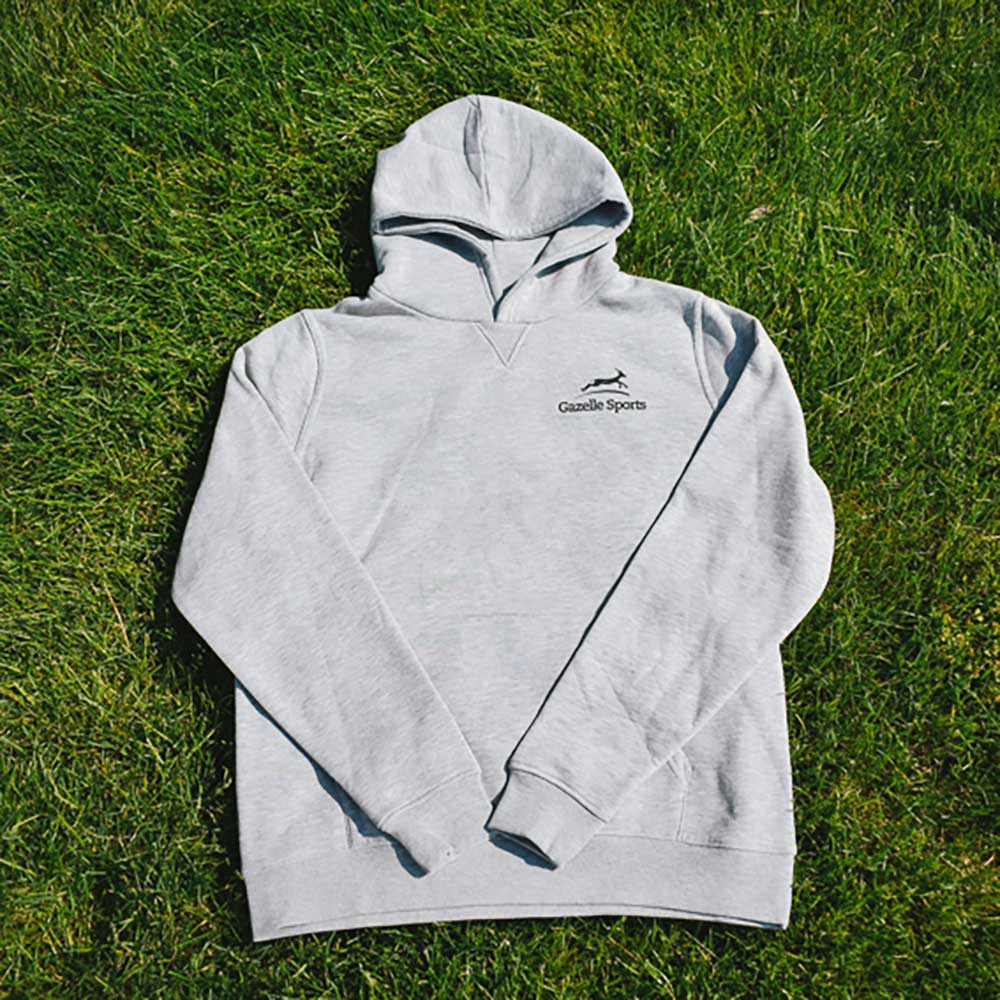 Run With Pride 2025 Poly Cotton Hoodie - Heather Gray