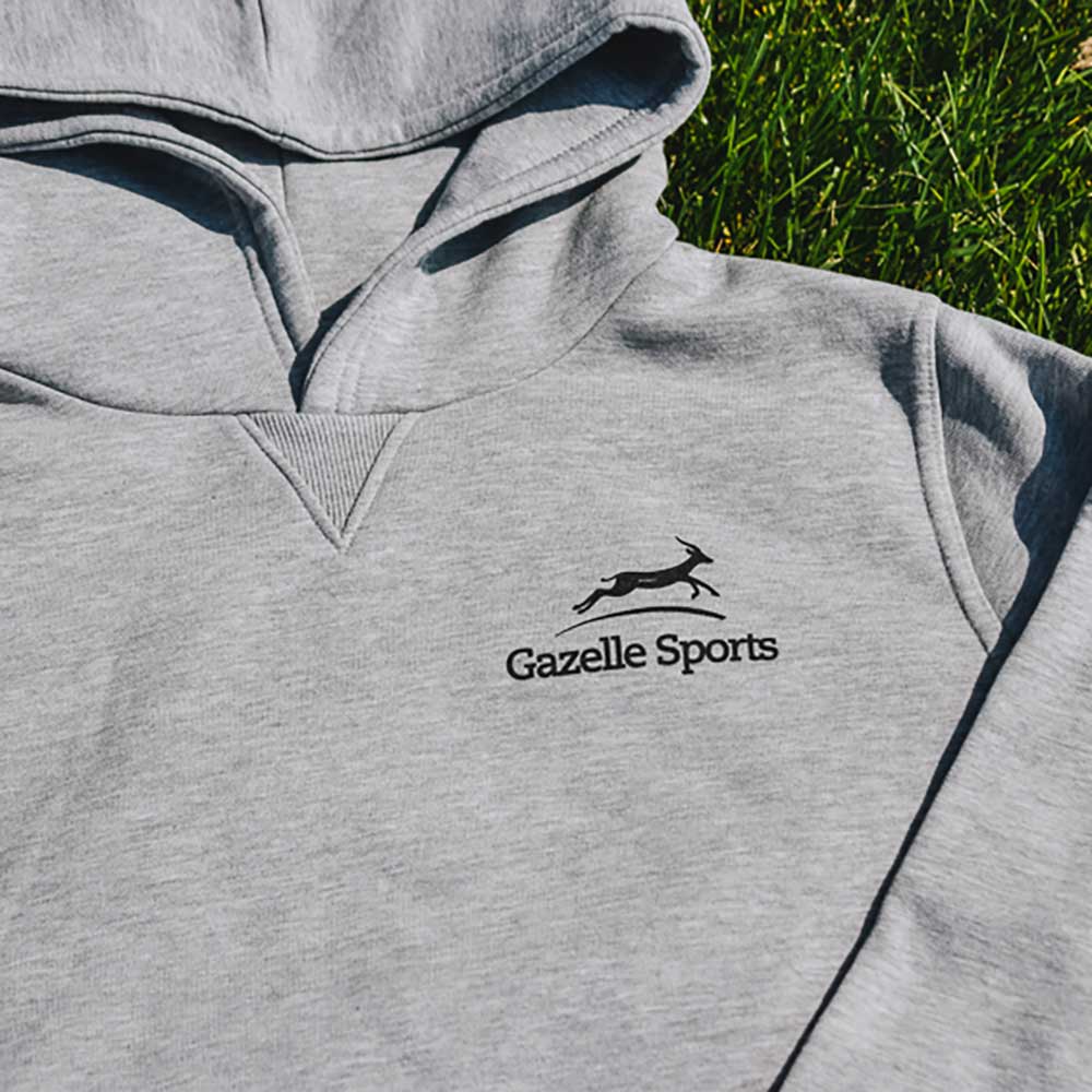 Run With Pride 2025 Poly Cotton Hoodie - Heather Gray