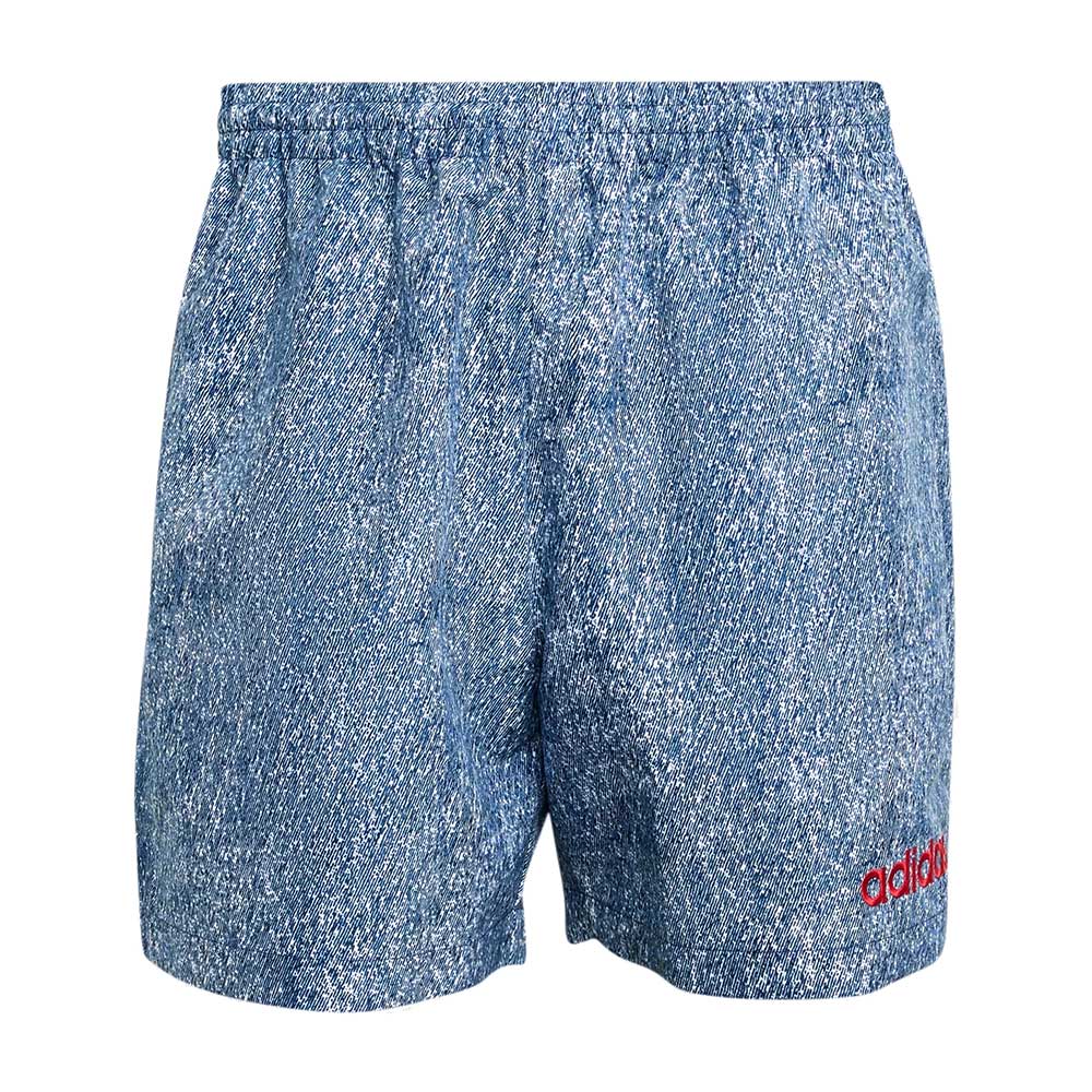 Men's USA Denim Short - White/Dark Blue