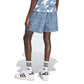 Men's USA Denim Short - White/Dark Blue