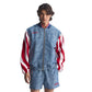 Men's USA Denim Top - White/Dark Blue
