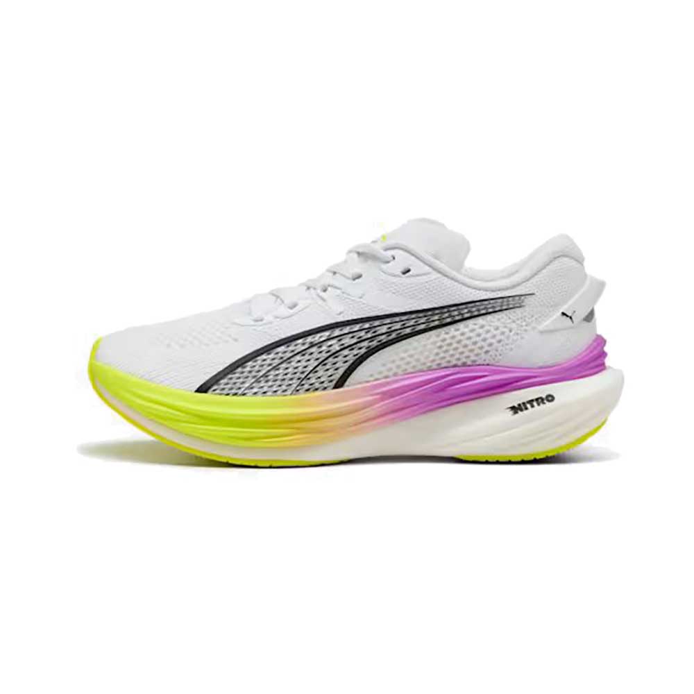 Women's Deviate Nitro 3 Running Shoe - Puma White/Pure Magenta - Regular (B)