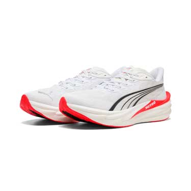 Men's Deviate NITRO 4 - PUMA White/Ultra Red - Regular (D)