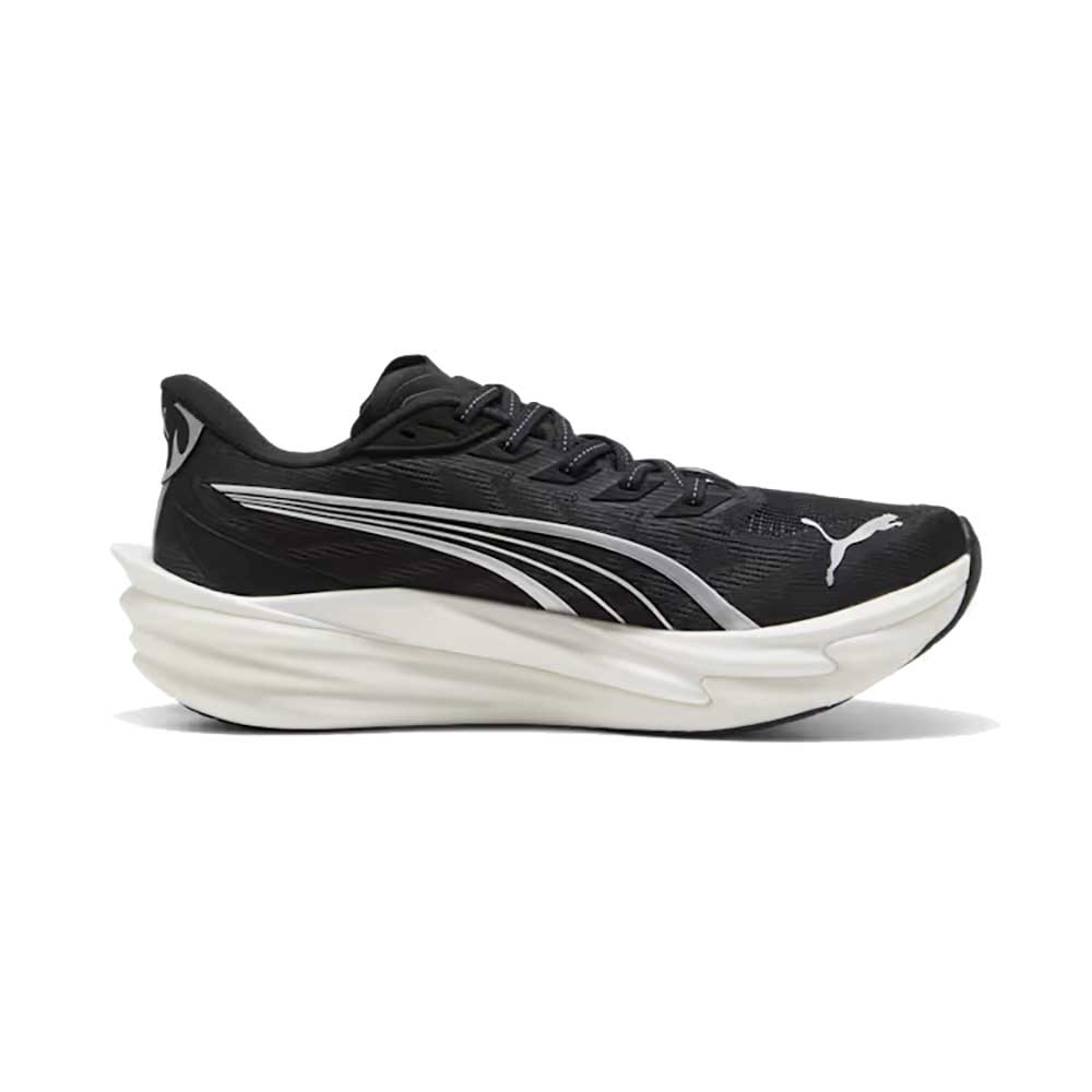 Men's Deviate NITRO 4 Running Shoe - Puma Black/Puma White/Puma Silver - Regular (D)