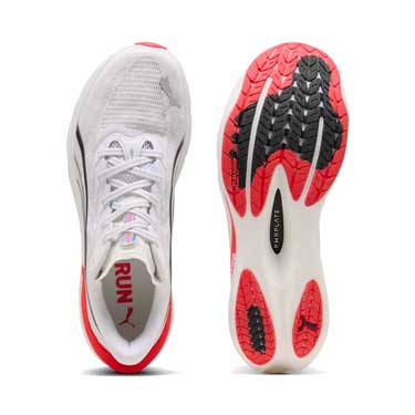 Men's Deviate NITRO 4 - PUMA White/Ultra Red - Regular (D)