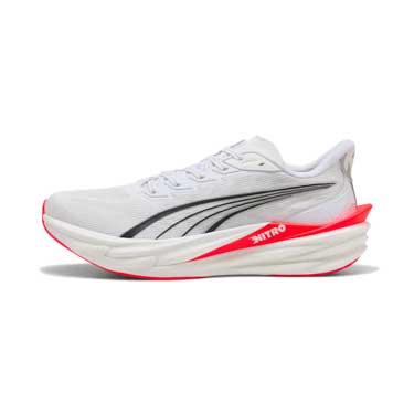 Men's Deviate NITRO 4 - PUMA White/Ultra Red - Regular (D)