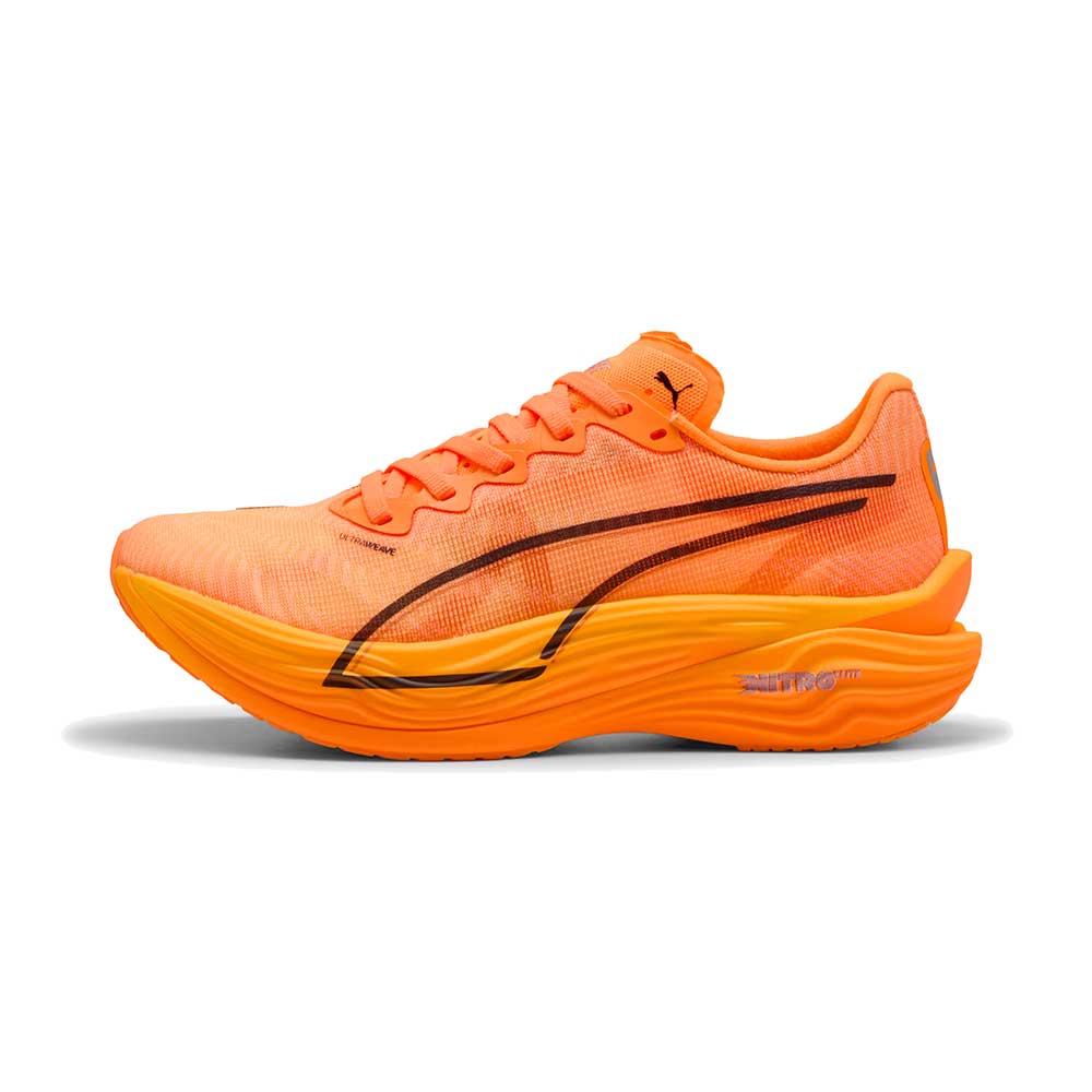 Women's Deviate Nitro Elite 3 Running Shoe - Heat Fire/PUMA Black - Regular (B)