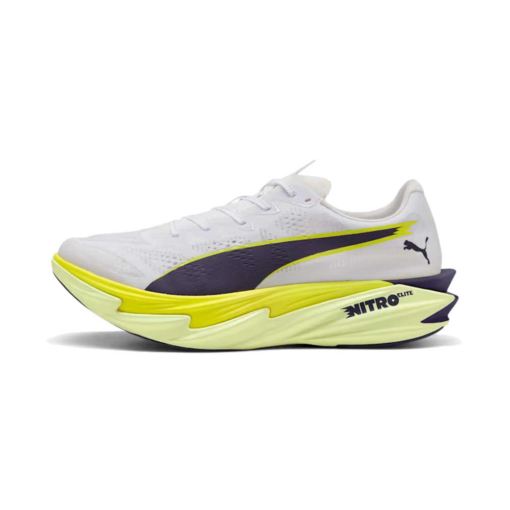 Men's Deviate NITRO Elite 4  - PUMA White/Apple Spritz/Lux Lime - Regular (D)