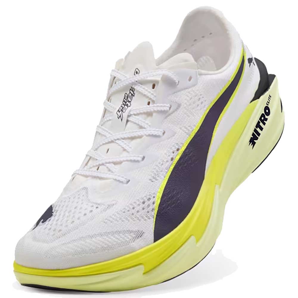 Men's Deviate NITRO Elite 4  - PUMA White/Apple Spritz/Lux Lime - Regular (D)