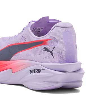 Men's Deviate NITRO Elite 4 Running Shoe - Light Lavender/Ultra Red/Inky Depths - Regular (D)