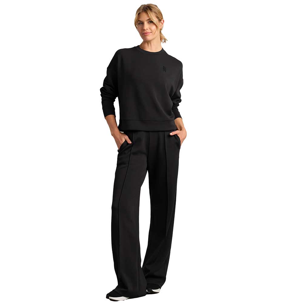 Women's DreamGlow Crewneck - Pure Black Heather