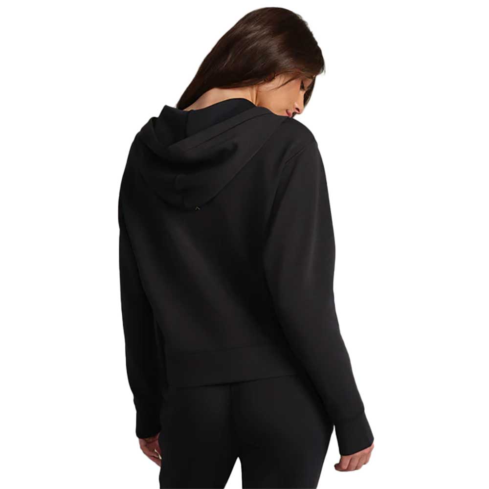Women's DreamGlow Full Zip Hoodie - Pure Black Heather