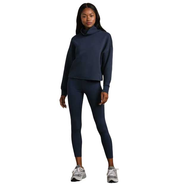 Women's DreamGlow Mock Neck - Navy Blue