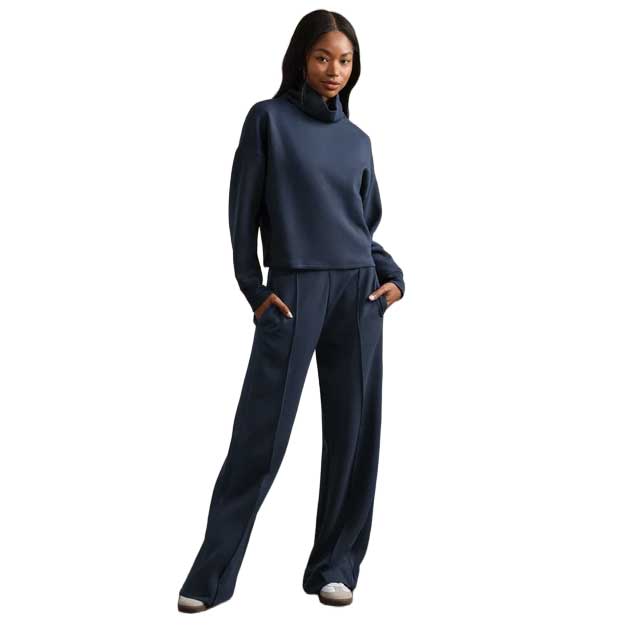 Women's DreamGlow Mock Neck - Navy Blue