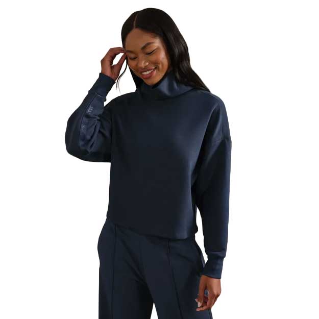 Women's DreamGlow Mock Neck - Navy Blue