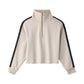 Women's DreamGlow Track 1/2 Zip - Sand/Pure Black