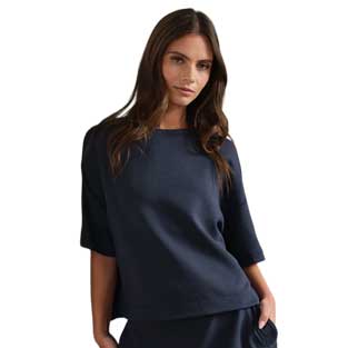 Women's DreamGlow Relaxed Tee - Navy Blue
