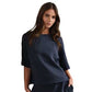 Women's DreamGlow Relaxed Tee - Navy Blue