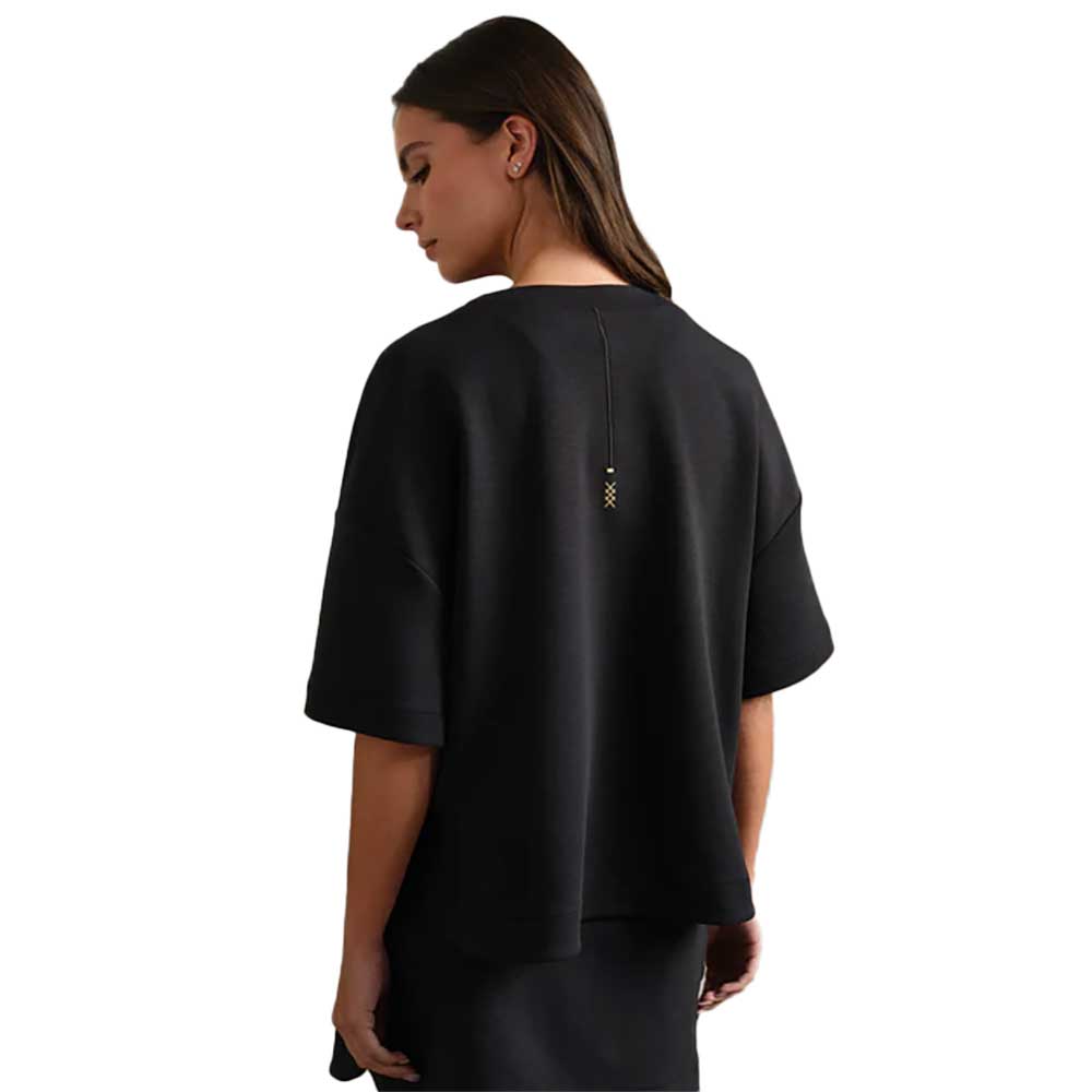 Women's DreamGlow Relaxed Tee - Pure Black Heather