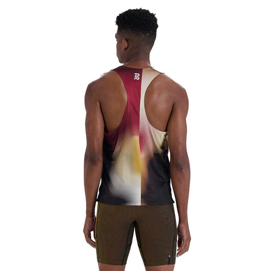 Men's The Printed Racing Singlet Drift - Gradient - Dijon Multi