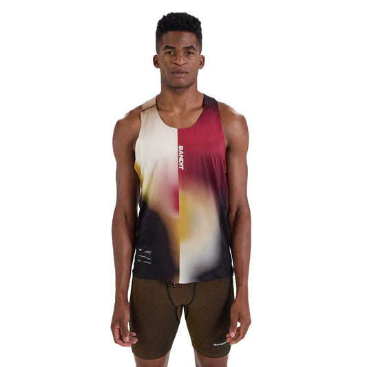 Men's The Printed Racing Singlet Drift - Gradient - Dijon Multi