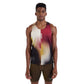 Men's The Printed Racing Singlet Drift - Gradient - Dijon Multi