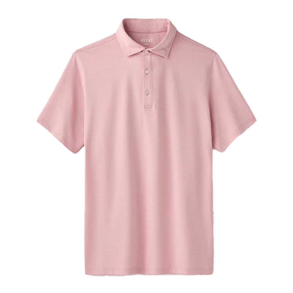 Men's Drive Time Polo - Pink Calcite/French Rose Stripe