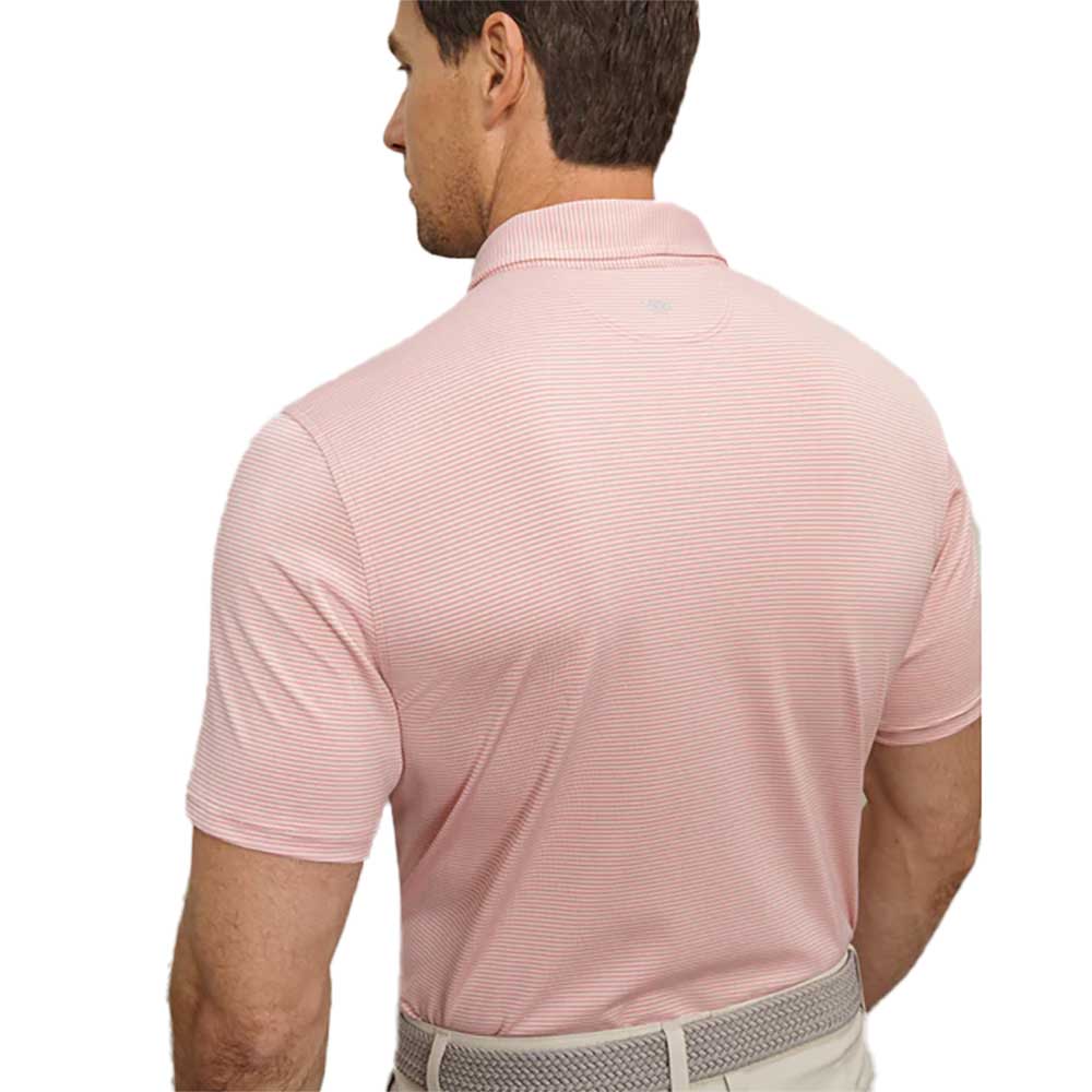 Men's Drive Time Polo - Pink Calcite/French Rose Stripe
