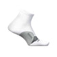 Elite Light Cushion Quarter Sock - White