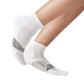 Elite Light Cushion Quarter Sock - White
