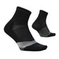 Elite Light Cushion Quarter Sock - Black