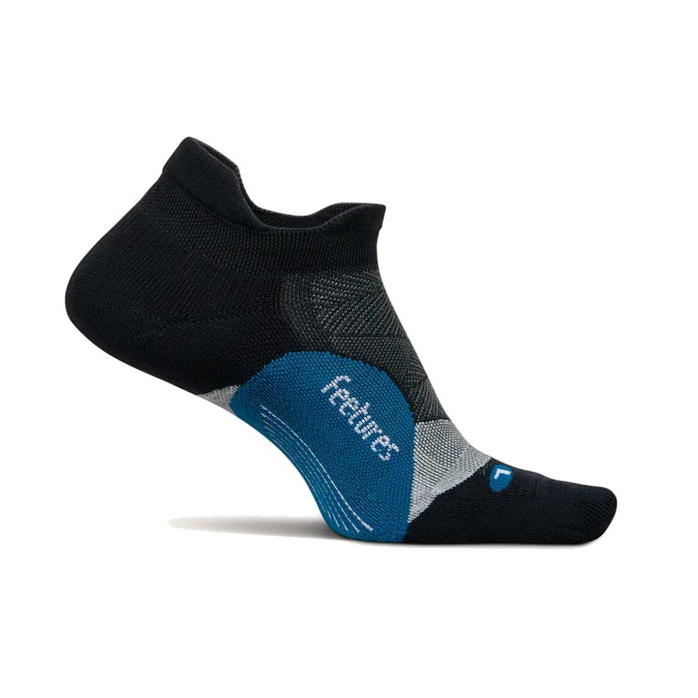 Elite Light Cushion No Show Tab Socks - Black Sea