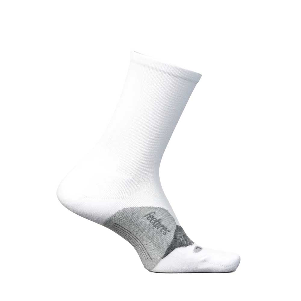 Elite Light Cushion Mini Crew Sock - White S24
