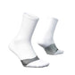 Elite Light Cushion Mini Crew Sock - White S24
