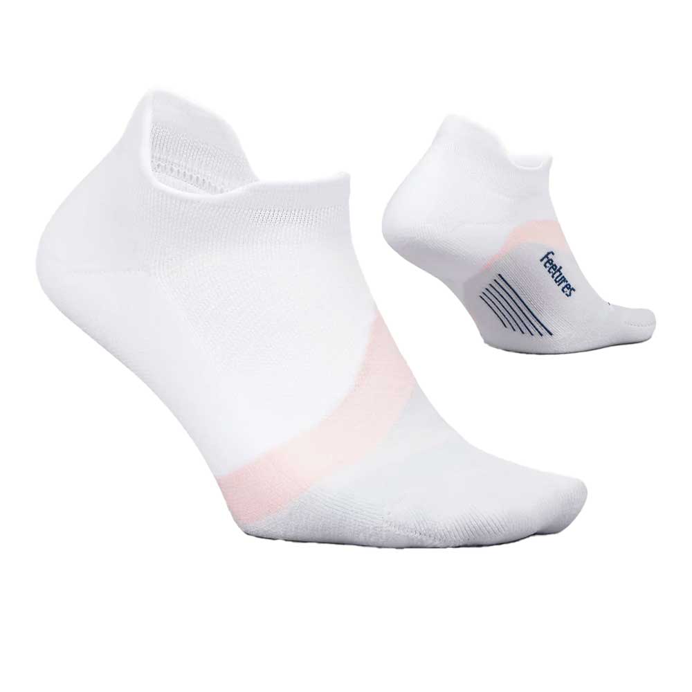 Elite Light Cushion No Show Tab - White Rose