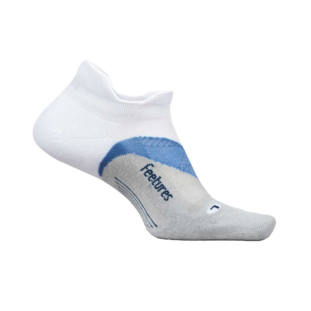 Elite Light Cushion No Show Tab - White Tide