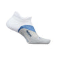 Elite Light Cushion No Show Tab - White Tide