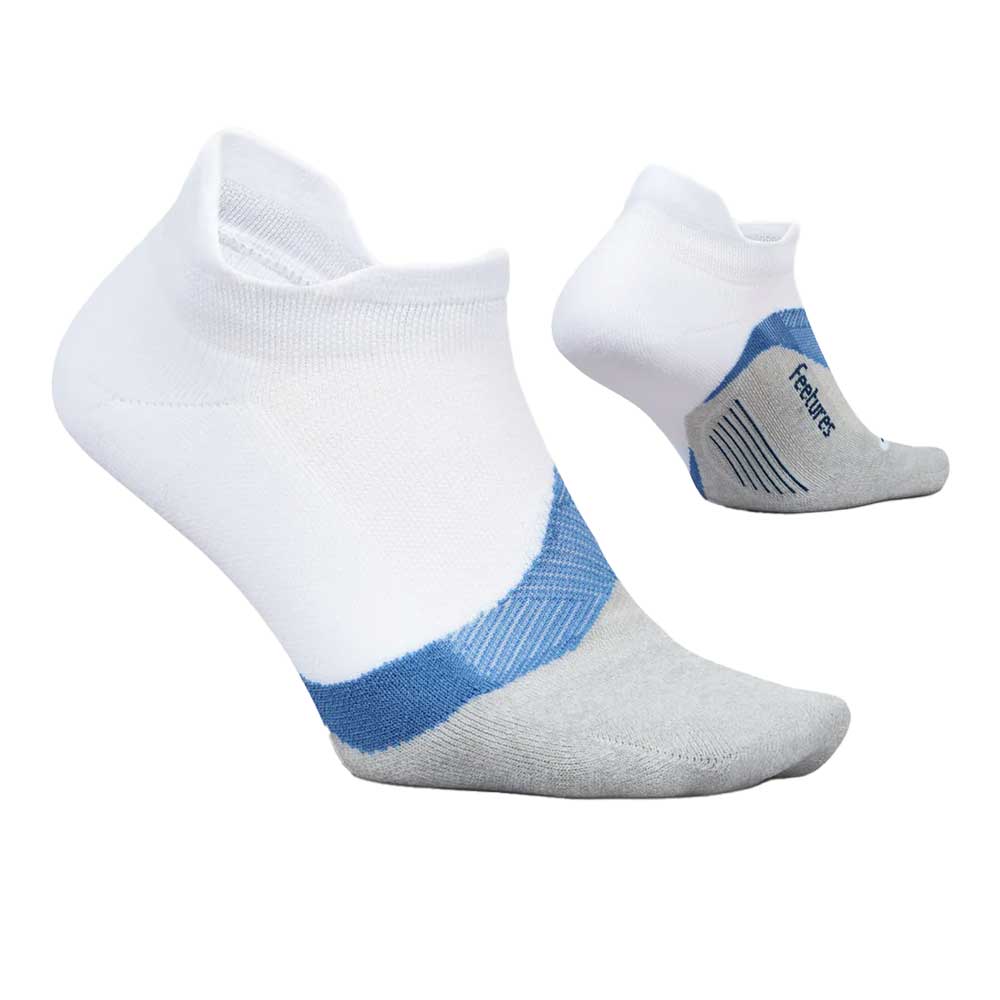 Elite Light Cushion No Show Tab - White Tide